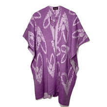 Load image into Gallery viewer, Purple Heart Ruana
